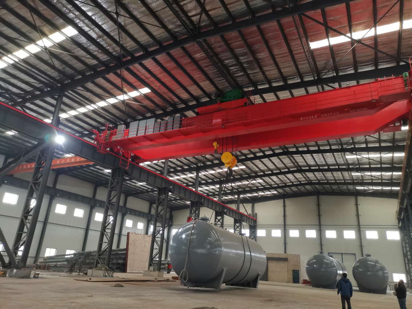 遼寧海盛機(jī)械制造有限公司200噸雙梁陽江橋式起重機(jī)